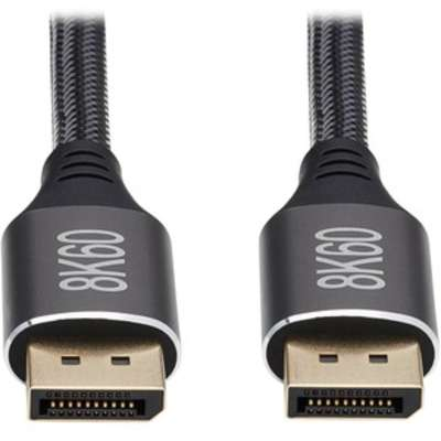 Tripp Lite P580-006-8K6 DisplayPort 1.4 Cable, 8K UHD @ 60 Hz, M/M, Black, 6 Ft