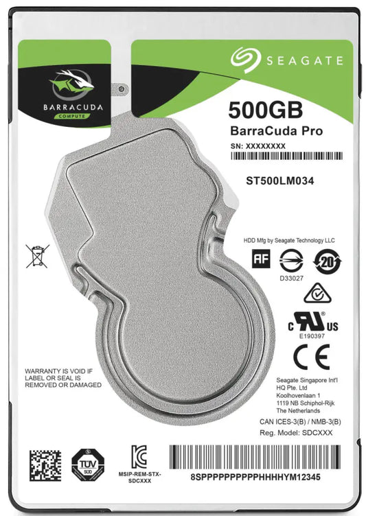 Seagate BarraCuda Pro 500 GB 2.5 ST500LM034 Hard Drive
