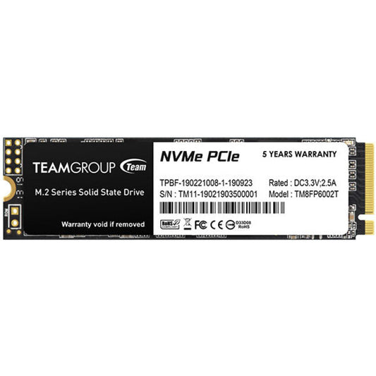Teamgroup Team M.2-2280 Pci-e Gen3x4 Mp33 512gb Retail Tm8fp6512g0c101