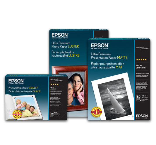 Epson Metallic Photo Paper, Glossy 24x100