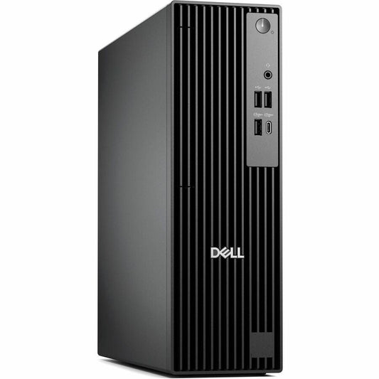 Dell Pro QCS1250 Desktop Computer  Intel Core Ultra 5 235  16 GB  512 GB SSD  Slim PC  Standard Black