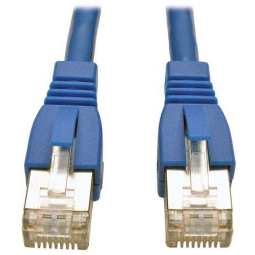 Tripp Lite 5ft Augmented Cat6 Cat6a Shielded 10G Patch Cable RJ45 M/M Blue 5