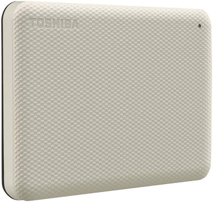 Toshiba Canvio Advance External Hard Drive 2 GB White