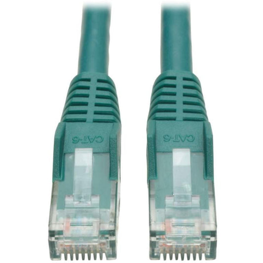 Tripp Lite 4 Ft. Cat6 Snagless Molded Cable - Green