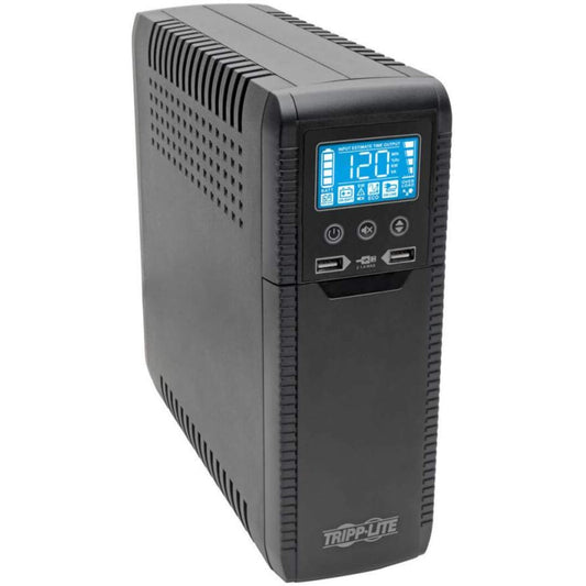 Tripp Lite ECO Series Desktop UPS Systems With USB Monitoring, 8 Outlets 1000 VA, 316 J