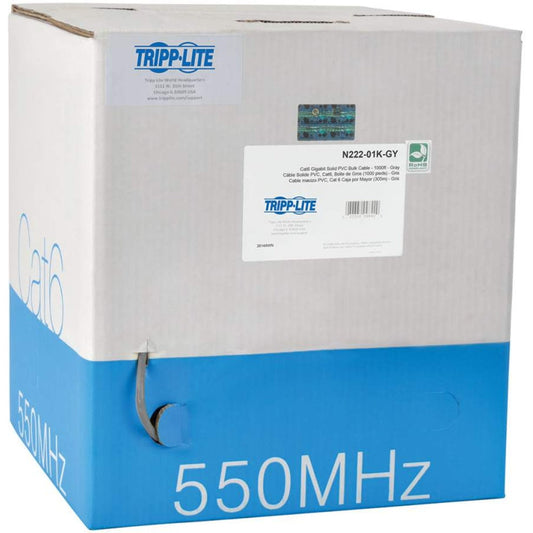 Tripp Lite 1000 Ft. Cat6 Gigabit Bulk Solid PVC Cable