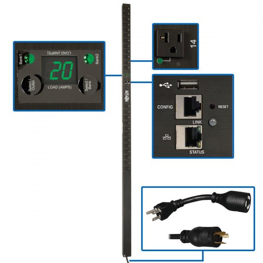 Tripp Lite 1.9kW Single-Phase Switched PDU, LX Platform, Outlet M