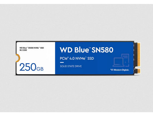 Western Digital Blue SN580 M.2 250 GB PCI Express 4.0 TLC NVMe