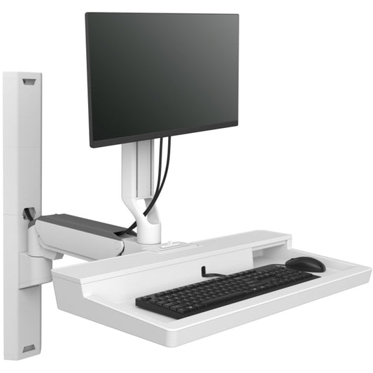 Ergotron Carefit Combo System - Wall Mount - Snow