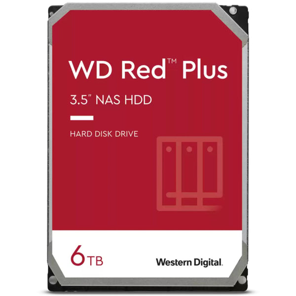 Western Digital Red Plus WD60EFPX 3.5 6000 GB Serial ATA III Internal Hard Drive