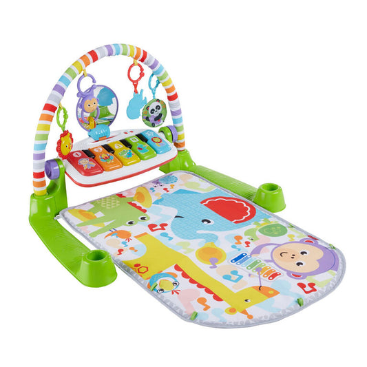 Fisher-Price Deluxe Kick & Play Piano Gym Green - English Edition