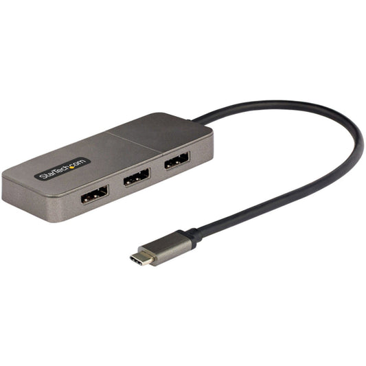 StarTech StarTech.com USB-C To Triple DisplayPort 1.4 MST Hub, 4K 60Hz, 1f