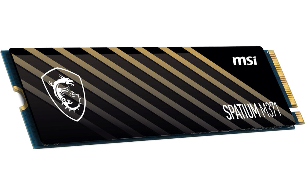 MSI SPATIUM M371 NVME M.2 1TB Internal Solid State Drive 1000 GB PCI Express 4.0 3D NAND (SPATIUM M371 NVME M.2 1TB)