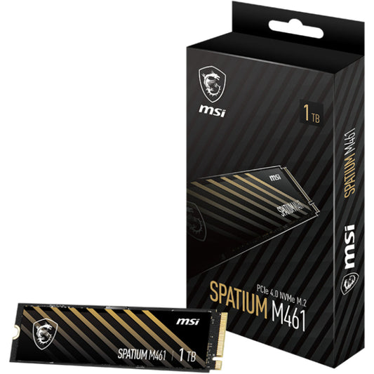 Msi Spatium M461 M.2 1000 Gb Pci Express 4.0 3d Nand Nvme