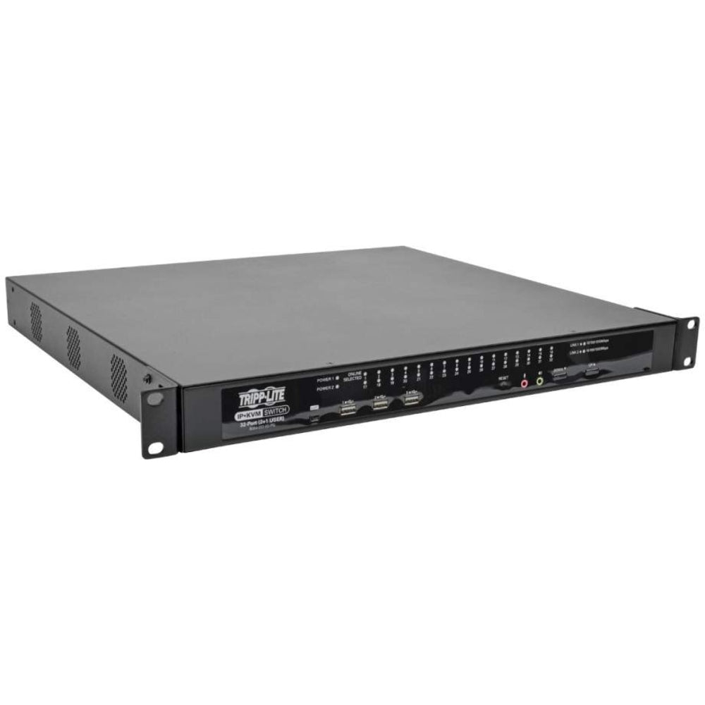 Tripp Lite 32-port Kvm Switch Cat5 Over Ip 1 Local 2 Remote User 1u Taa Gsa