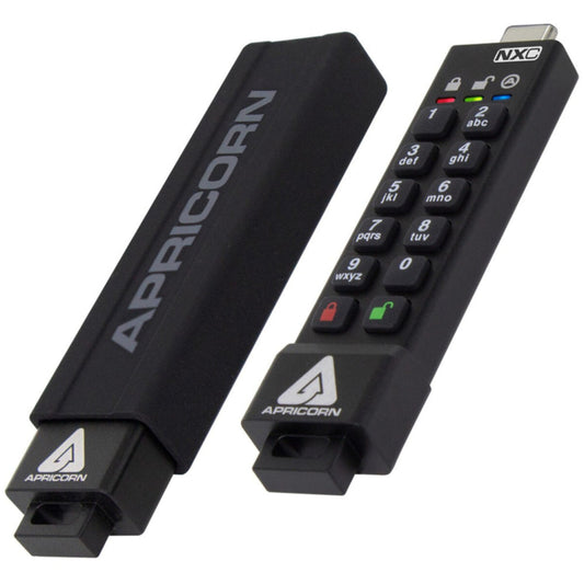 Apricorn Aegis Secure Key 3NXC 128GB USB-C 3.2 Gen 1 Flash Drive ASK3NXC128GB
