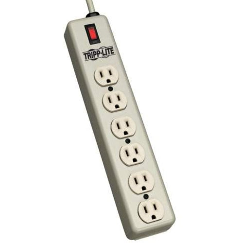 Tripp Lite 6 Outlet Industrial Power Strip Waber Metal 6 Ft Cord 5-15p