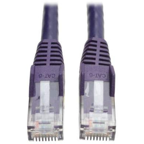 Tripp Lite 14ft Cat6 Patch Cable Mm Purple Gigabit Molded Snagless Pvc Rj45