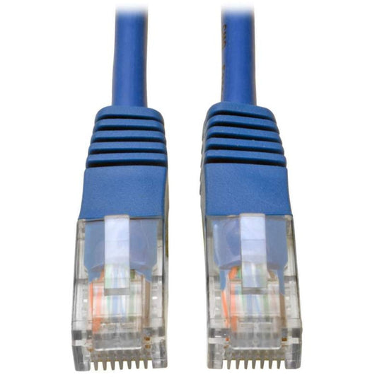 Tripp Lite Patch Cable, Molded, Cat5e, 350MHz, RJ45 M/M, 30FT, Blue