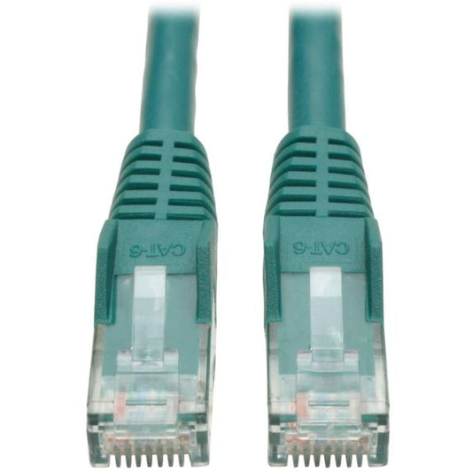 Tripp Lite 6ft Cat6 Patch Cable M/m Green Gigabit Molded Snagless Pvc Rj45