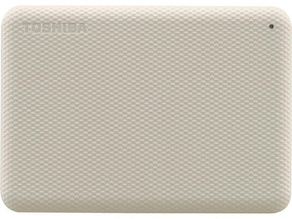 Toshiba Canvio Advance External Hard Drive 1000 GB White
