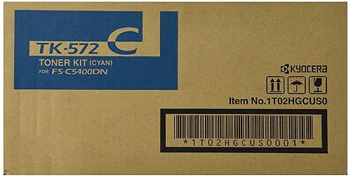 Kyocera FSC5400DN TK572C Sd Cyan Toner Yield 16,000 1T02HGCUS0