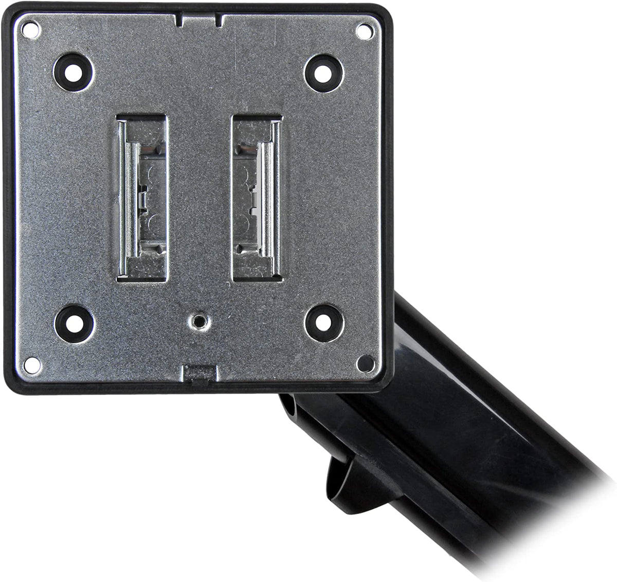 StarTech.com Desk Clamp Monitor Mount - Adjustable - Supports Monitors 12” to 34” - Full Motion Slim VESA Mount Monitor Arm - Desk &amp; Grommet Clamp -Black (ARMSLIM)