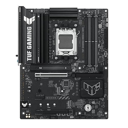 ASUS TUF GAMING B850-E WIFI AMD AM5 B850 ATX motherboard, DDR5, PCIe 5.0 Ready, M.2 slots x3, Wi-Fi 6E, 2.5Gb Ethernet, DisplayPort, HDMI,USB 20Gbps Type-C, USB 10Gbps Type-C, BIOS FlashBack, AuraSync