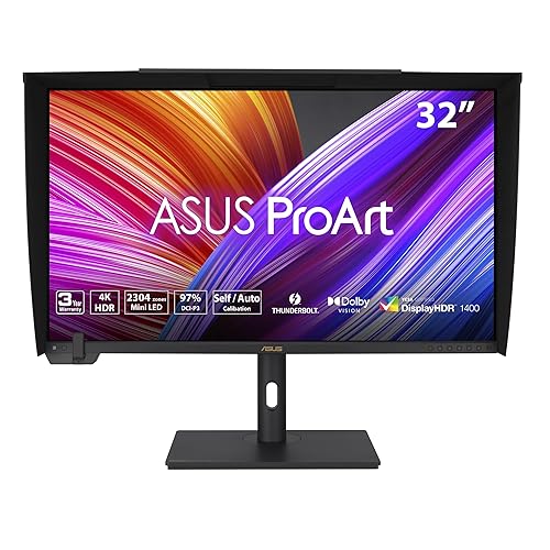 Asus ProArt PA32UCXR 32" Class 4K UHD LED Monitor - 16:9 - 32" Viewable - In-plane Switching (IPS) Technology - Mini LED Backlight - 3840 x 2160 - 1073.7 Million Colors (10-bit) - Adaptive Sync - 1600 Nit - 5 ms - GTG Refresh Rate