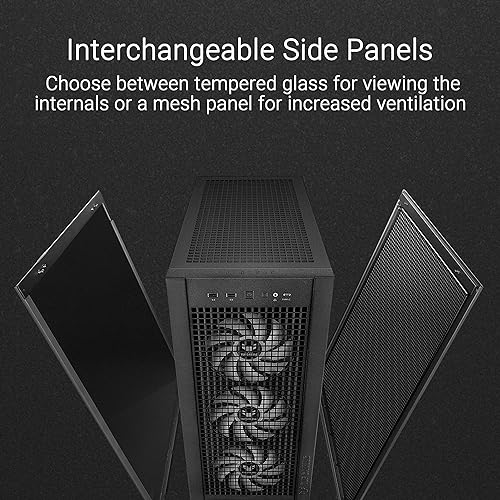ASUS TUF Gaming GT501 Mid-Tower Computer Case for up to EATX Motherboards with USB 3.0 Front Panel Cases GT501/GRY/WITH Handle