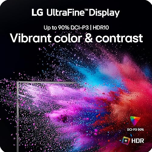 LG 32UR550K 32" UHD 4K Monitor, 3840x2160, HDR 10, DCI-P3 90%, Stereo Speaker 10W, 60Hz, 4ms, HDMI 2.0, DisplayPort, Headphone Out, Stand Pivot, Black 32" Tilt/Height/Pivot External Speakers