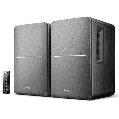 Edifier R1280DB Powered Bluetooth Bookshelf Speakers - Optical Input - Wireless Studio Monitors - 4 Inch Near Field Speaker - 42w RMS - Black