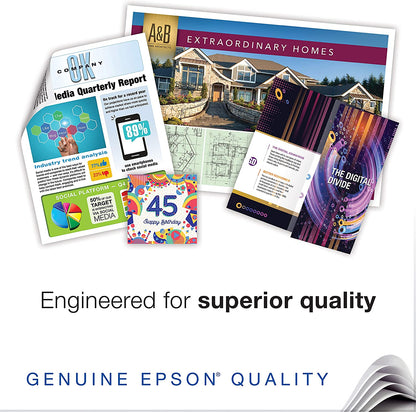Epson S041727 Premium Photo Paper, 68 lbs., High-Gloss, 4 x 6 (Pack of 100 Sheets),White 4x6 Inches 100 Sheets Single