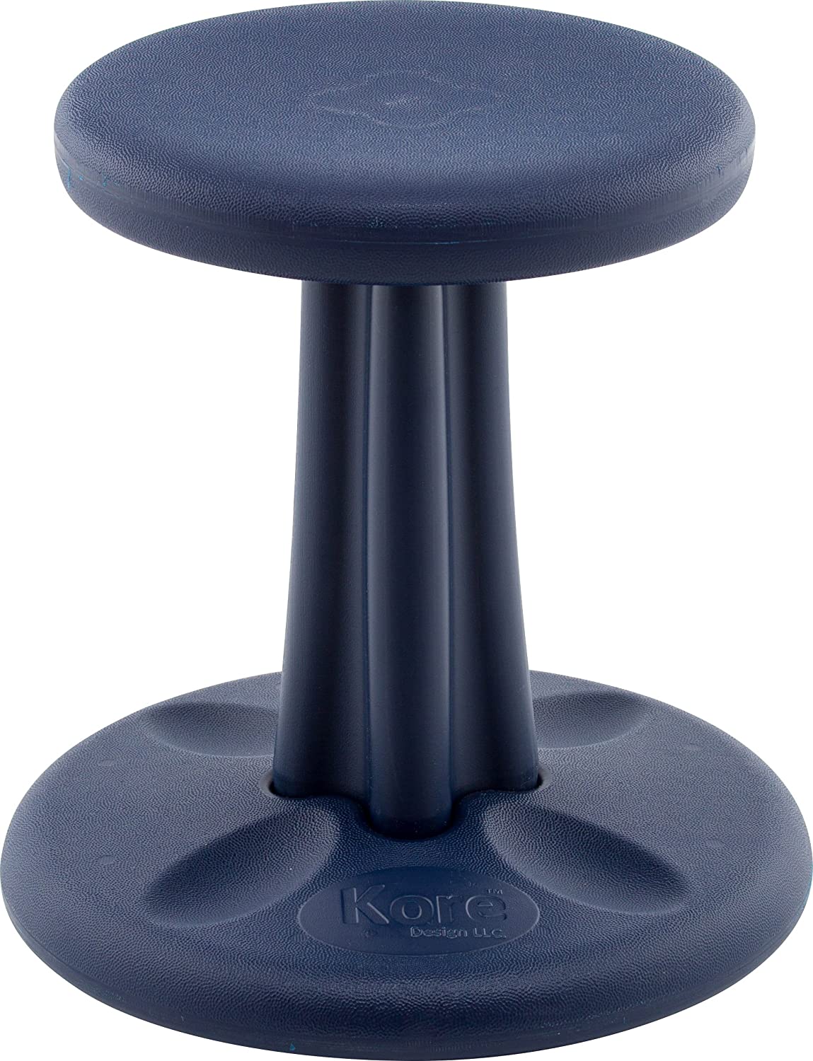Kore Design KOR117 Kids Wobble Chair Height 14", Dark Blue Dark Blue Kids (14in Tall)