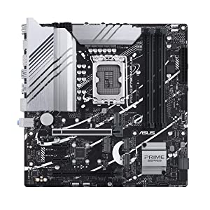 ASUS Prime Z790M-Plus LGA 1700(Intel 12th&amp;13th Gen) microATX motherboard (PCIe 5.0, 3xM.2 slots,10+1 DrMOS,DDR5,1 Gb LAN, DP,USB 3.2 Gen2x2 Type-C,front USB3.2 Gen 1 Type-C, Thunderbolt(USB4)support)