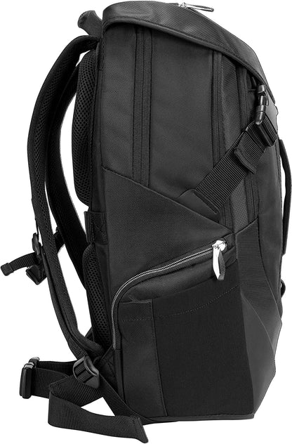 Targus Voyager II Travel and Commuter Business Backpack with Hideaway RainCover, Sternum &amp; Waist Buckled Straps, Trolley Strap, Padded Shock-Absorbing Protection for 17.3-Inch Laptop, Black (TSB953GL) Voyager II Backpack