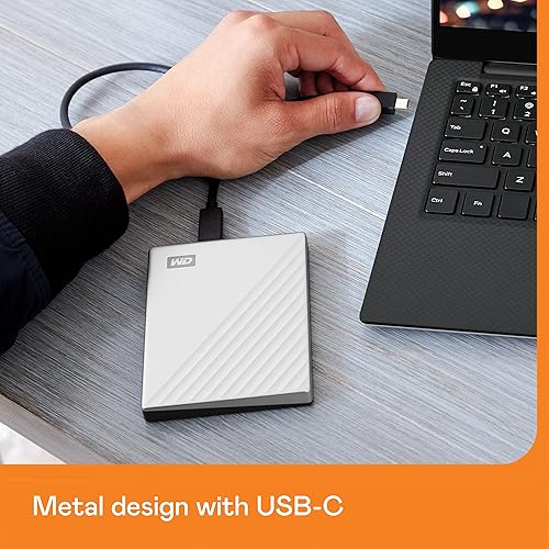 Western Digital 2TB My Passport Ultra Silver Portable External Hard Drive, USB-C - WDBC3C0020BSL-WESN Silver 2TB PC