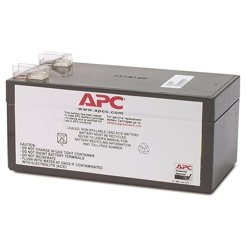 APC by Schneider Electric APC Replacement Battery Cartridge #47 - Spill Proof, Maintenance Free Sealed Lead Acid Hot-swappable