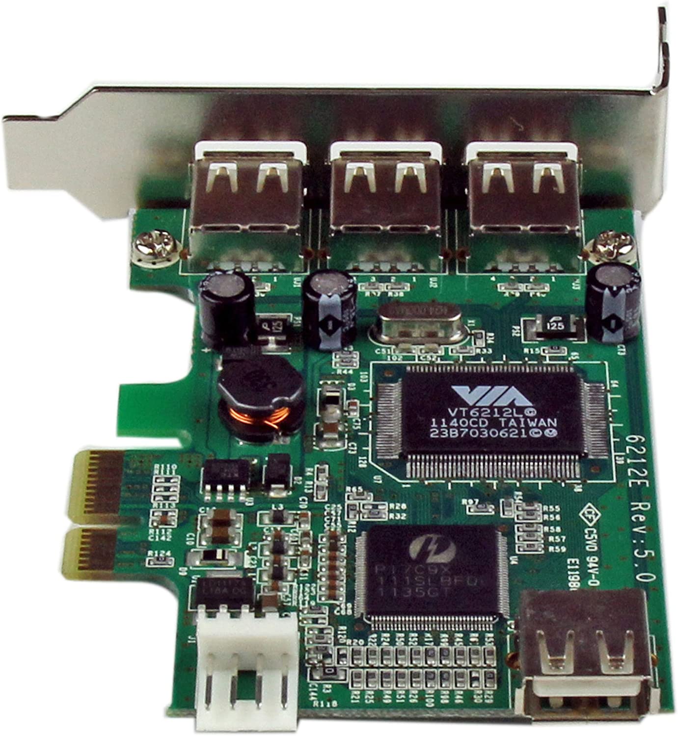 StarTech.com 4 Port PCI Express Low Profile High Speed USB Card - PCIe USB 2.0 Card - PCI-E USB 2.0 Card (PEXUSB4DP)