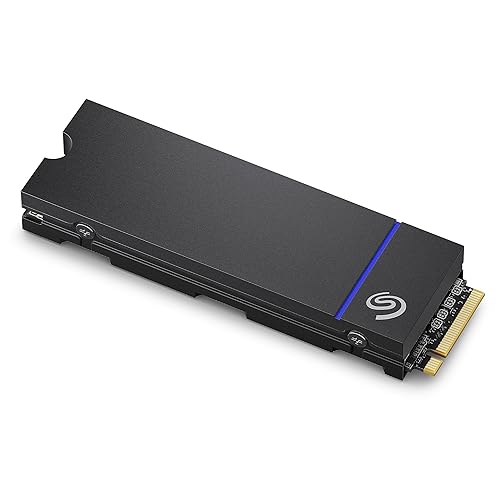 Seagate Game Drive PS5 NVMe SSD for PS5 1TB Internal Solid State Drive - PCIe Gen4 NVMe 1.4, Officially Licensed, Up to 7300MB/s with Heatsink (ZP1000GP3A1011) 1TB Game Drive PS5 NVME