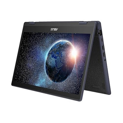 ASUS BR1402 BR1402FGA-P31T-CA Ruggedized 2 in 1 Touchscreen Laptop, 14" Full HD Display, Intel Core i3-N305, 8GB DDR5 RAM, 256GB PCIE G3 SSD + TPM, Wifi 6, Windows 11 Pro, Grey