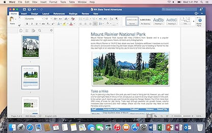 Microsoft Office Home and Student 2016 for Mac | 1 user, Mac Key Card