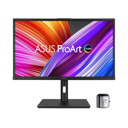ASUS ProArt Display 27”4K HDR RGB OLED Professional Monitor (PA27DCE-K) - UHD (3840 x 2160), 99% DCI-P3, HLG, ?E < 1, USB-C PD 80W, Hardware Calibration, Calman Ready, X-rite i1 Display Pro Calibrator 27 OLED 4K HDR USB-C Calibrator Mac