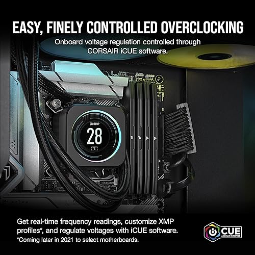 CORSAIR VENGEANCE DDR5 RAM 64GB (2x32GB) 6400MHz CL32 Intel XMP iCUE Compatible Computer Memory - Black (CMK64GX5M2B6400C32) 64GB (2x32GB) Black