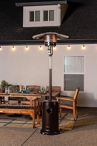 Bond Manufacturing 52156 87 Tall 46,000 BTU Patio Heater, Bronze