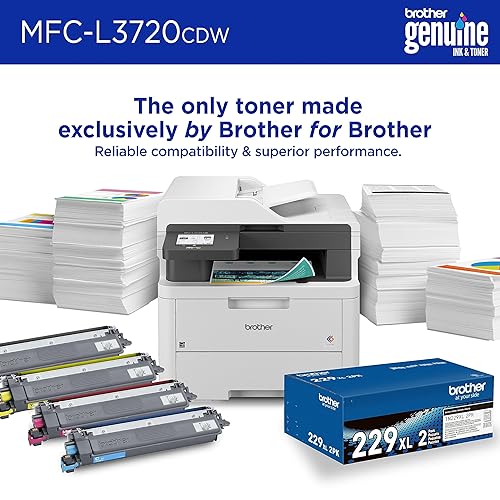 Brother MFC-L3720CDW Wireless Digital Colour All-in-One Printer with Copy, Scan and Fax, Duplex and Mobile Printing New Model: MFCL3720CDW