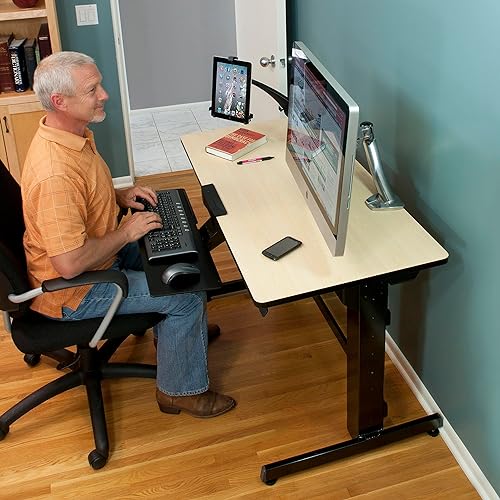 Ergotron WorkFit-D, Sit-Stand Desk (birch)
