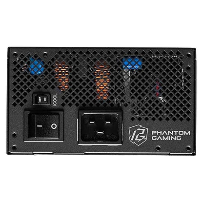ASRock PG 1600G ATX 3.1 1600W Power Supply PCle5.1 Fully Modular Japanese Capacitor Phantom Gaming PG-1600G 80 Plus Gold Cybenetics Platinum 12V-2x6 Cables Gold Phantom Gaming 1600W