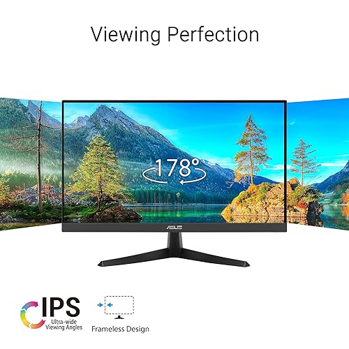 ASUS 22” (21.45" viewable) Eye Care Monitor (VY229HF) - Full HD, IPS, 100Hz, 1ms, SmoothMotion, Adaptive Sync, Eye Care Plus technology, Blue Light Filter, Flicker Free, Tilt 3 yr warranty