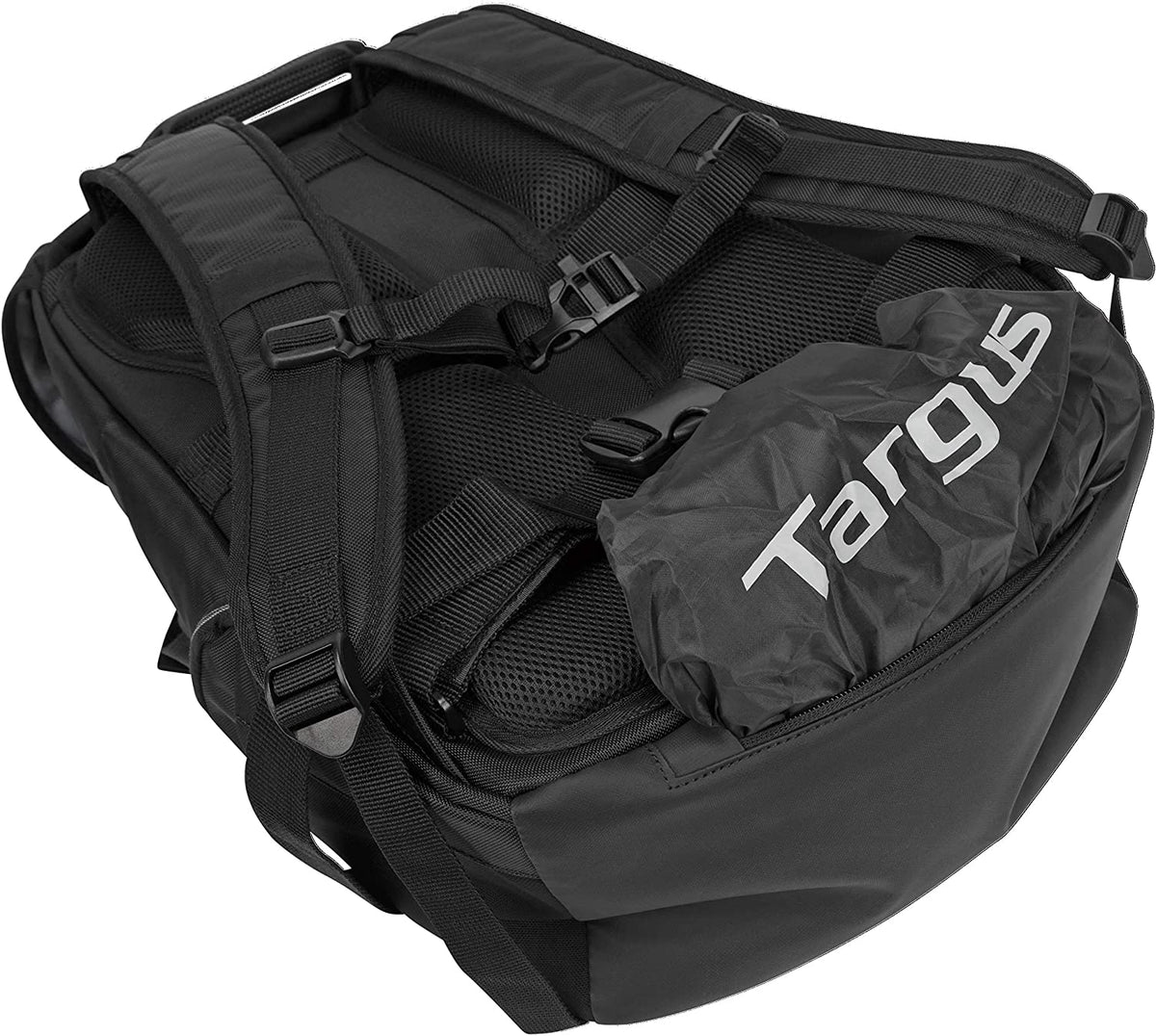 Targus Voyager II Travel and Commuter Business Backpack with Hideaway RainCover, Sternum &amp; Waist Buckled Straps, Trolley Strap, Padded Shock-Absorbing Protection for 17.3-Inch Laptop, Black (TSB953GL) Voyager II Backpack